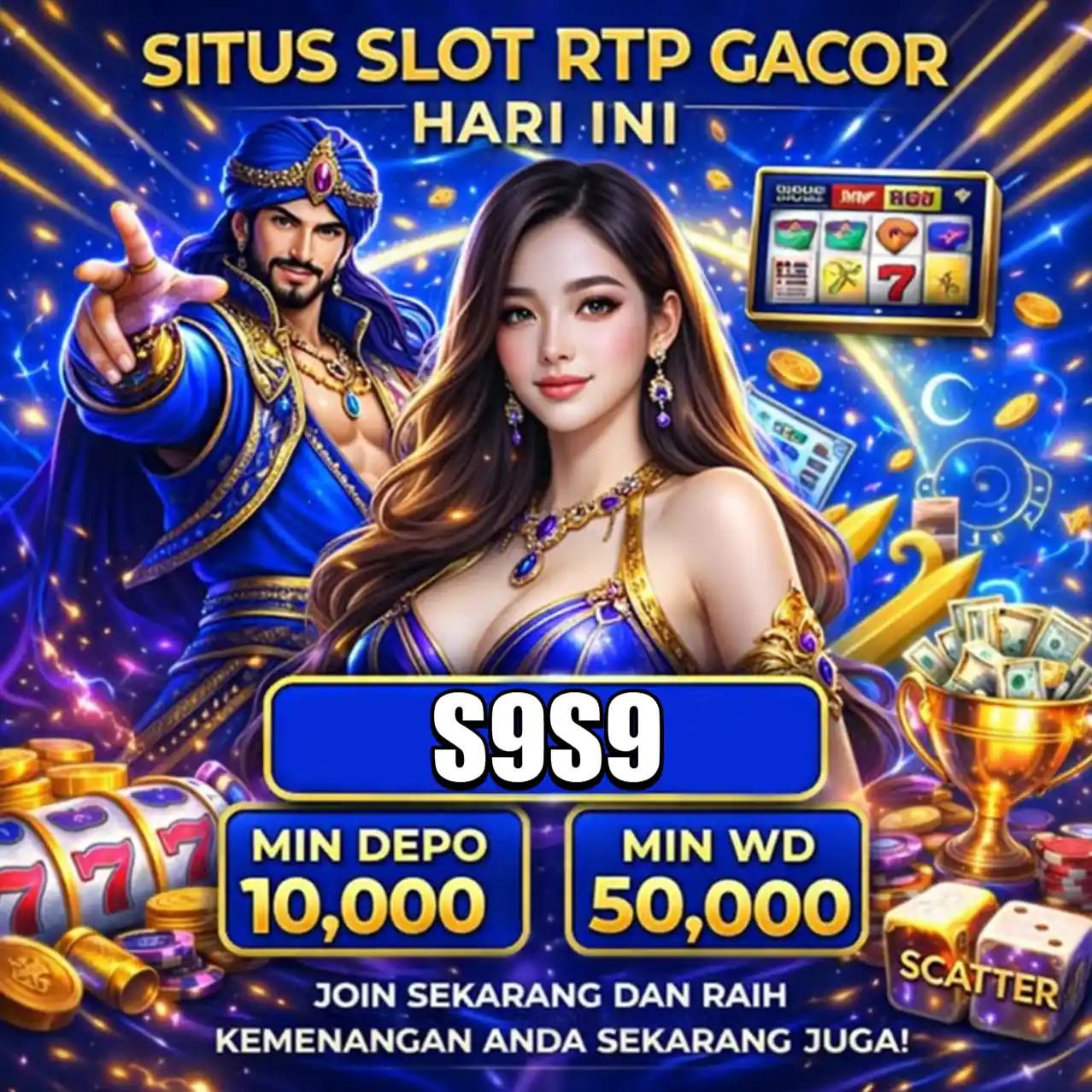 Banner Aplikasi S9S9 dengan akses permainan digital
