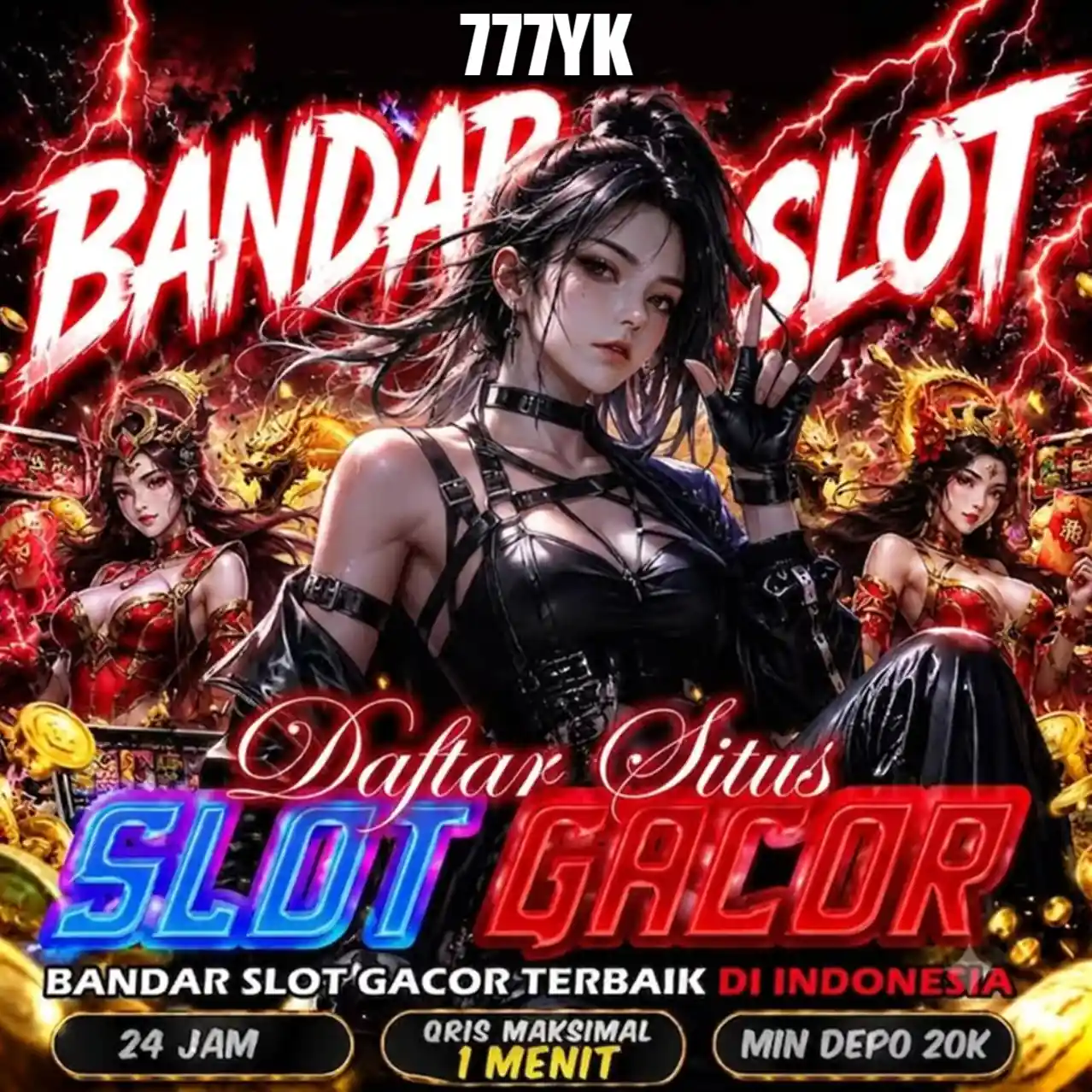 Banner Aplikasi 777YK dengan akses permainan digital