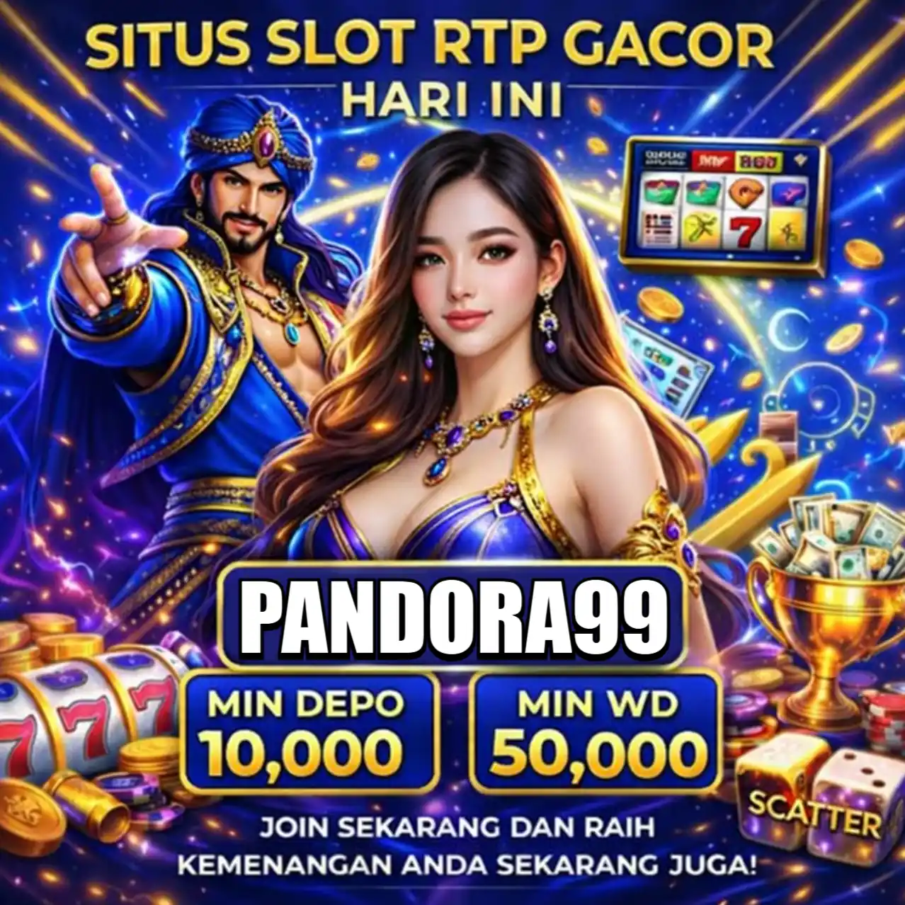 Banner Aplikasi PANDORA99 dengan akses permainan digital