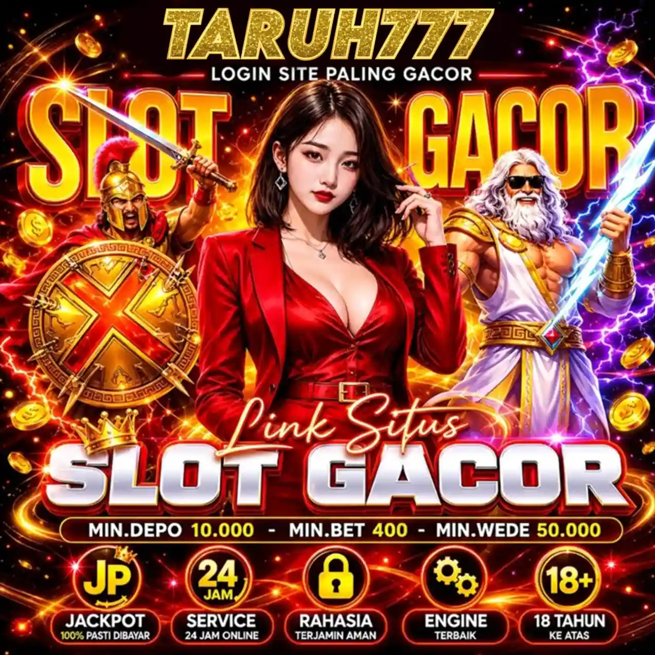 Banner Aplikasi TARUH777 dengan akses permainan digital