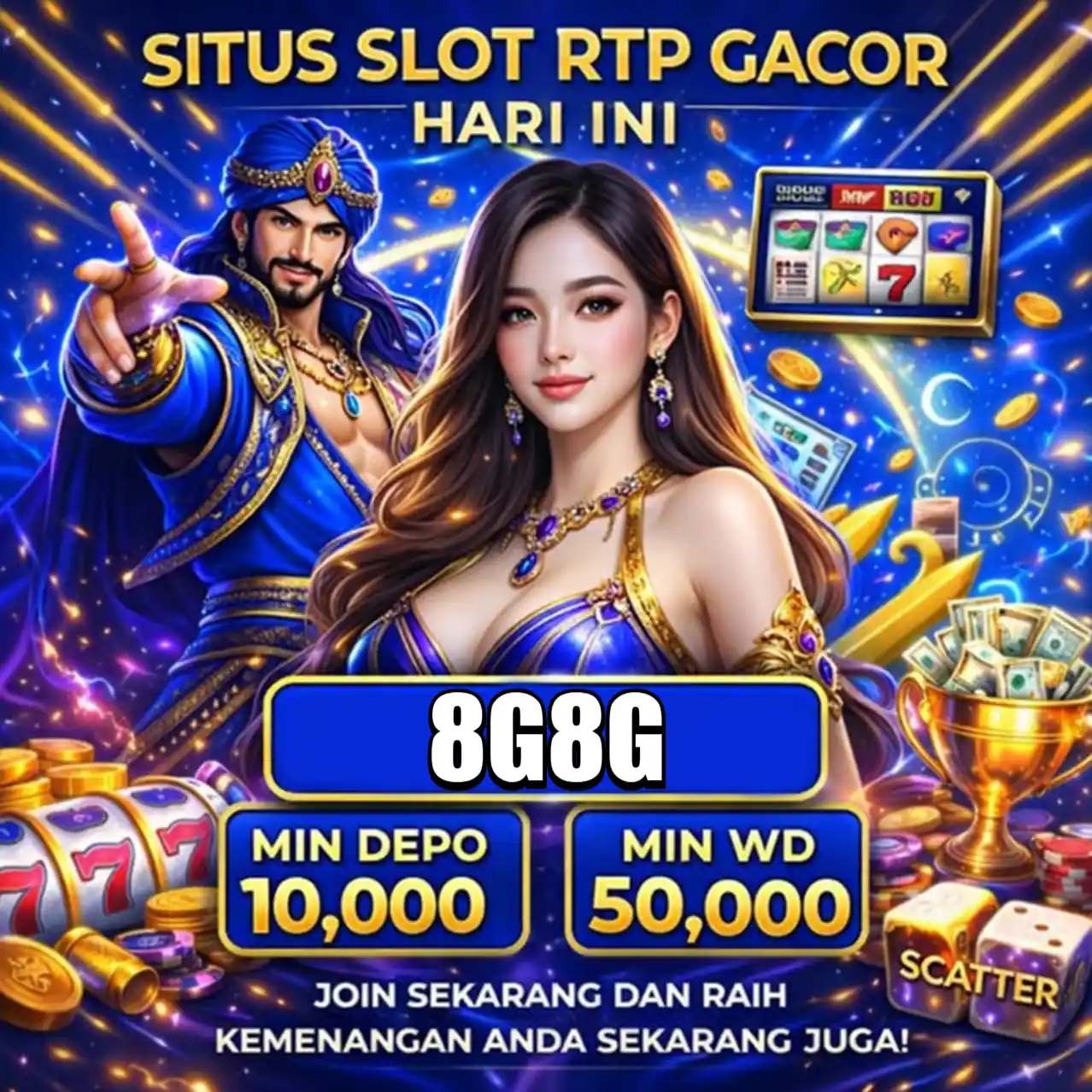 Banner Aplikasi 8G8G dengan akses permainan digital