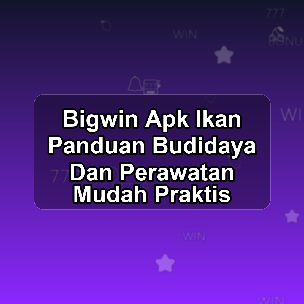 BIGWIN Unduh APK - Aplikasi Android Ikan Big Win