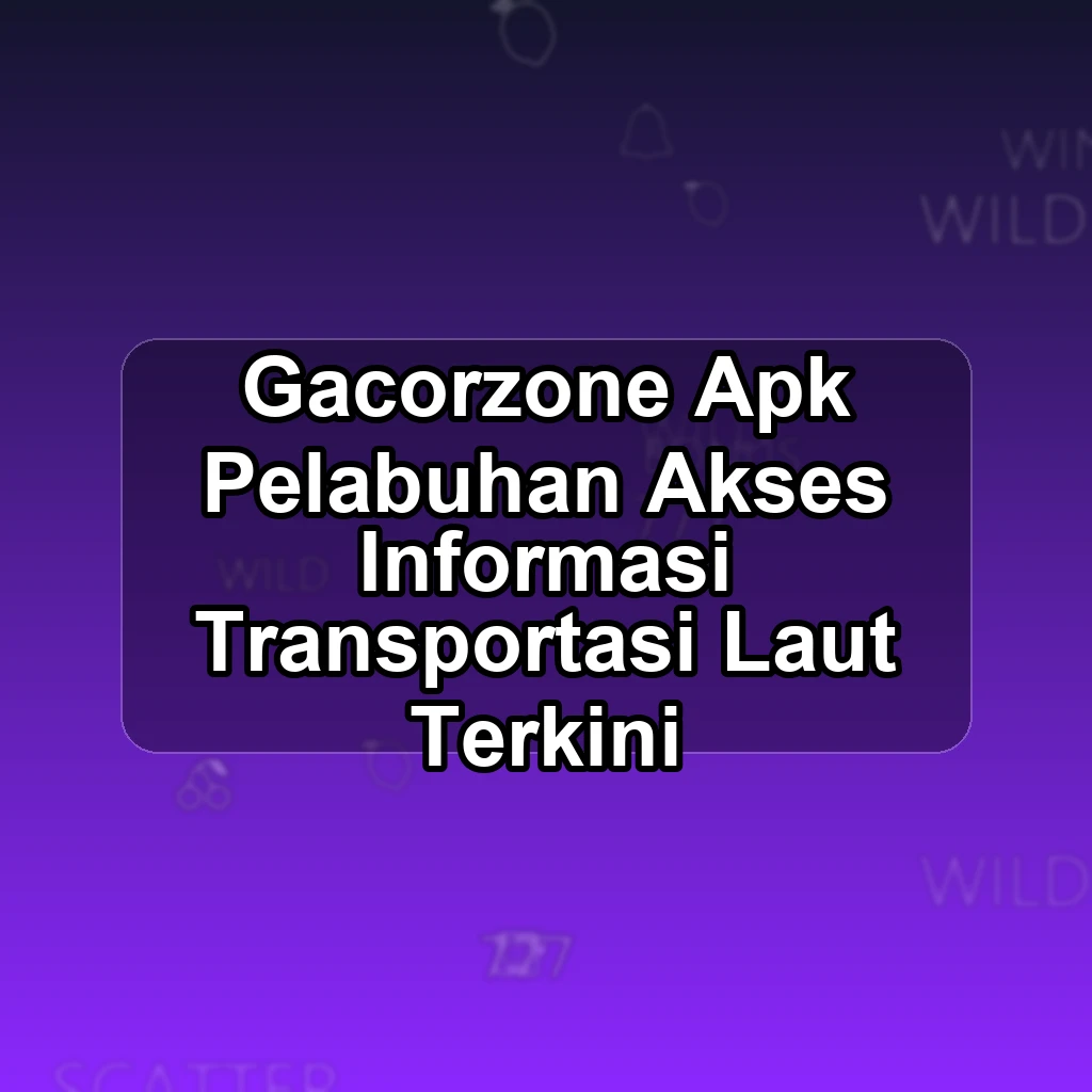 GACORZONE APK