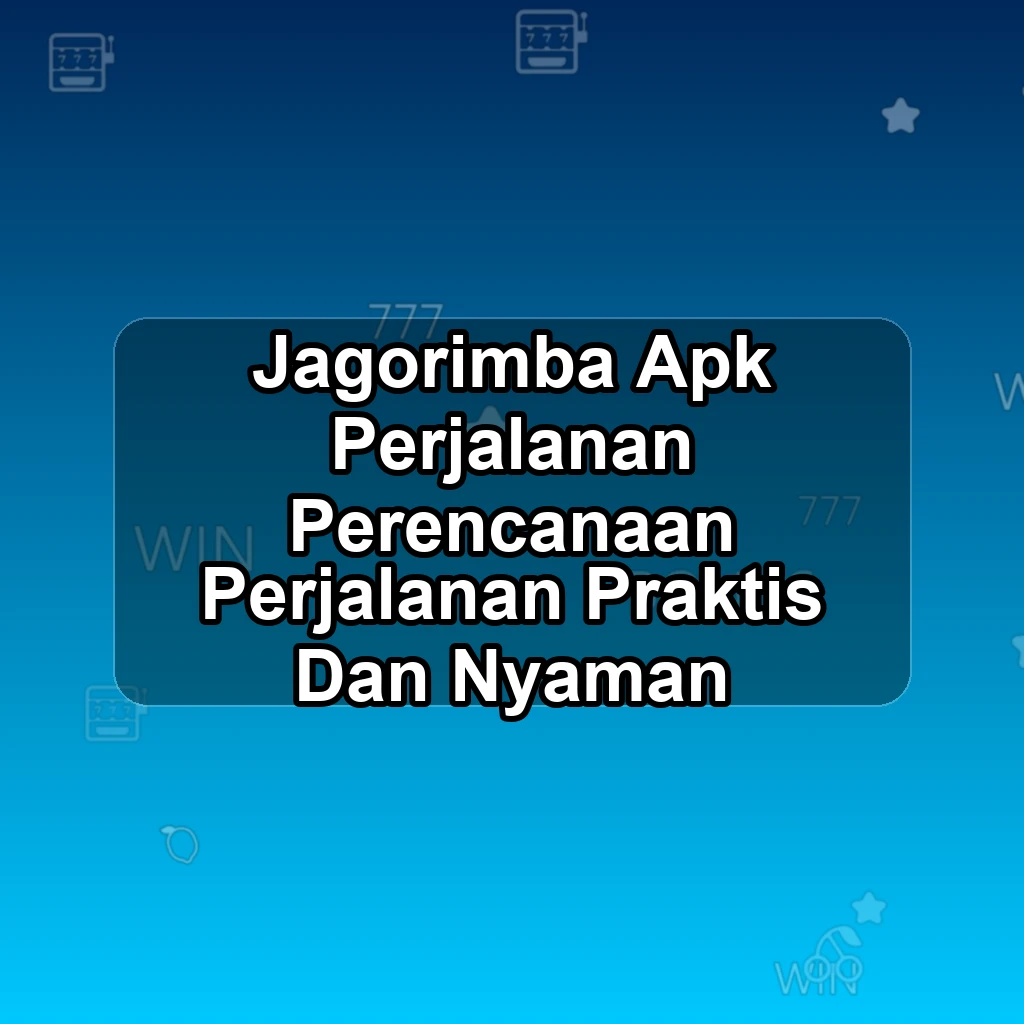 JAGORIMBA APK