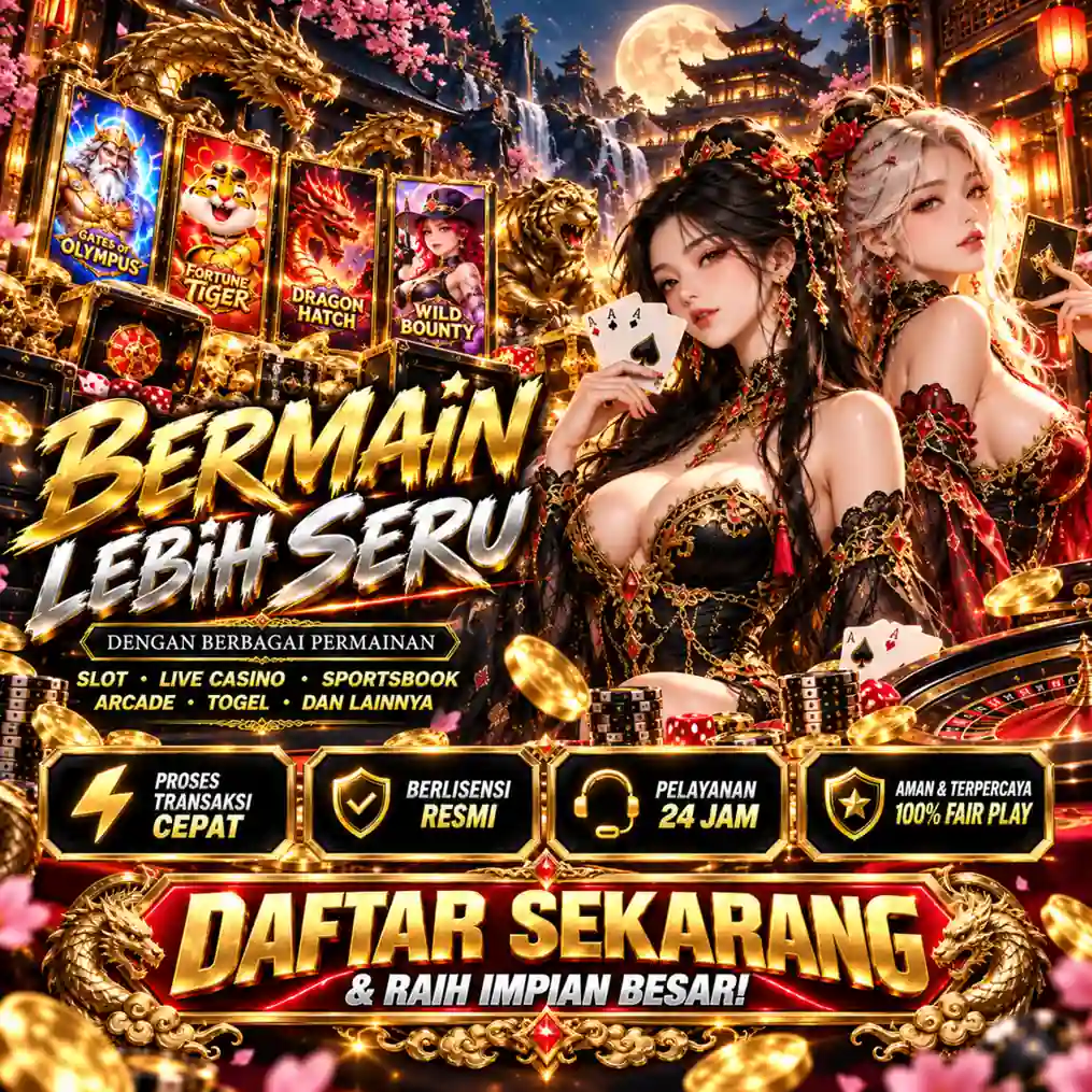 Tampilan utama aplikasi 77RT dengan akses permainan digital